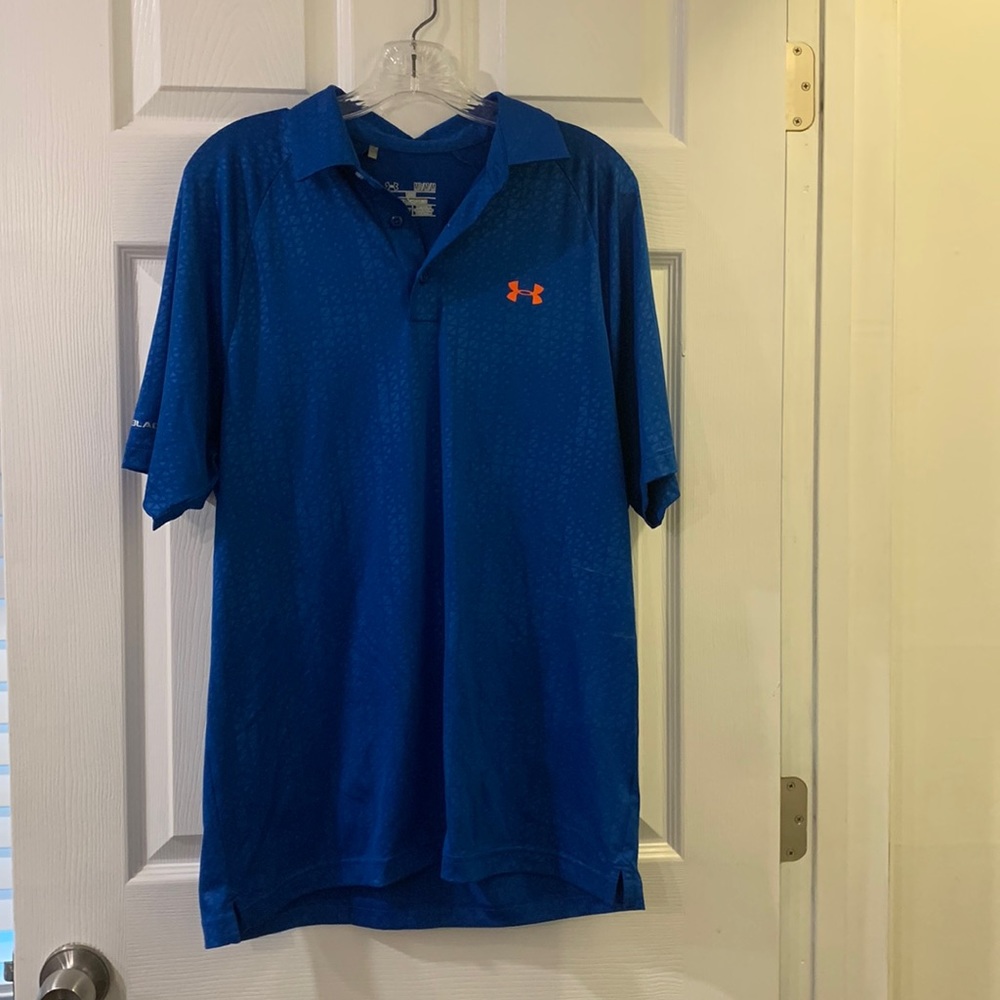 Men’s blue Under Armour Polo